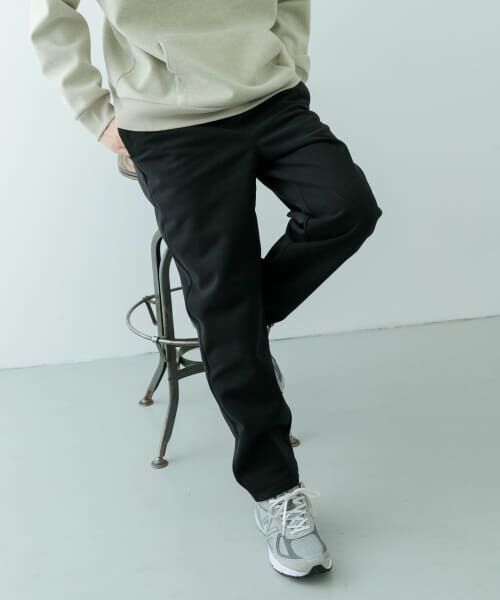 ＊＊URBAN RESEARCH ITEMS / アーバンリサーチ アイテムズ その他パンツ | WINDPROOF 裏フリースボンディング パンツ（BLK）