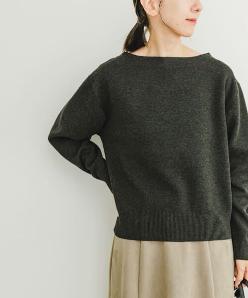 ＊＊URBAN RESEARCH ITEMS / アーバンリサーチ アイテムズ ニット・セーター | ミラノリブボートネックニット（CHA）