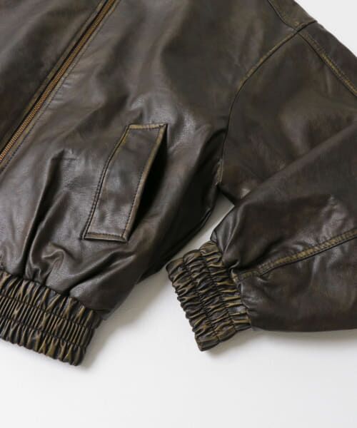 セール】 ヴィンテージレザーライクジャケット （その他アウター