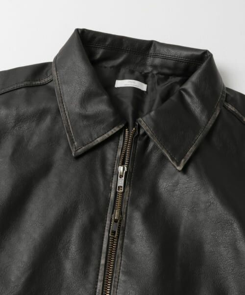 URBAN RESERCH エコレザーコート アーバンリサーチ革ジャンジャケット URBAN RESEARCH ITEMS｜ヴィンテージレザーライクジャケット