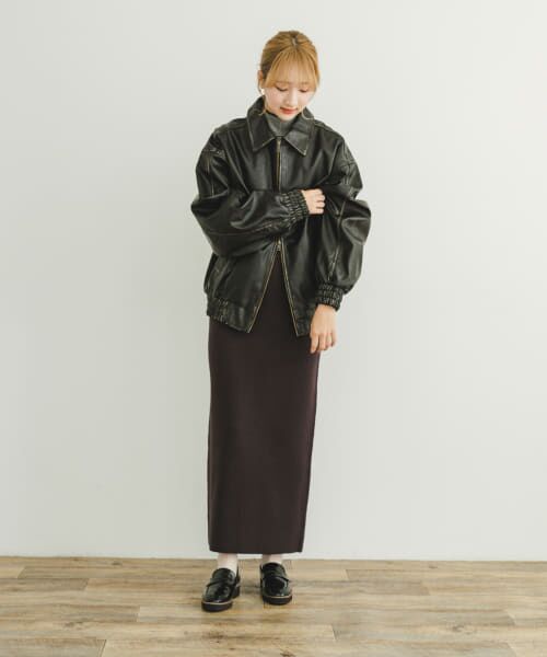 URBAN RESERCH エコレザーコート アーバンリサーチ革ジャンジャケット URBAN RESEARCH ITEMS｜ヴィンテージレザーライクジャケット