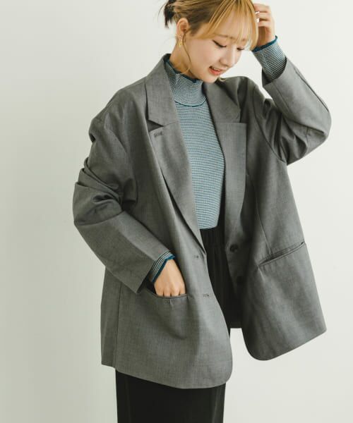 ジャケット・アウター aere oversized tailored jacket aere oversized tailored jacket
