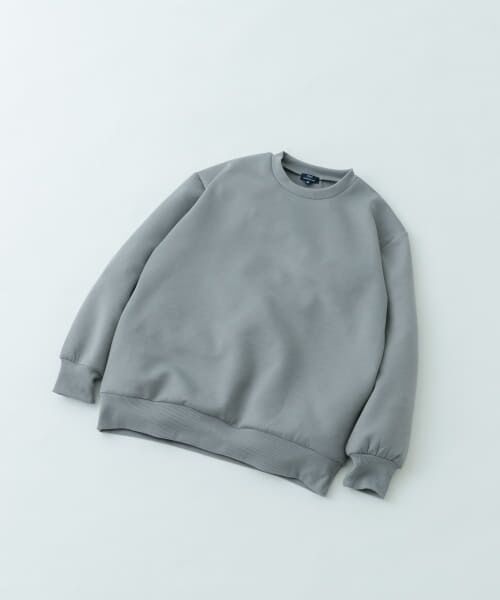 ＊＊URBAN RESEARCH ITEMS / アーバンリサーチ アイテムズ スウェット | ストレッチダンボール クルーネックプルオーバー（GRY）