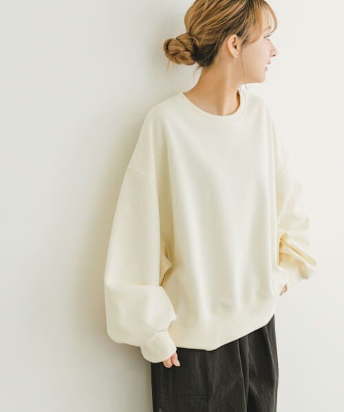 ＊＊URBAN RESEARCH ITEMS / アーバンリサーチ アイテムズ スウェット | エアリータッチクルーネックスウェット（OFF）