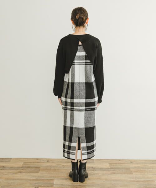 Yu-yu-yuさま専用　カリーナ　ニットリブチェックワンピース他3枚 Darich（ダーリッチ）の「DDチェックサマーニットセットアップ