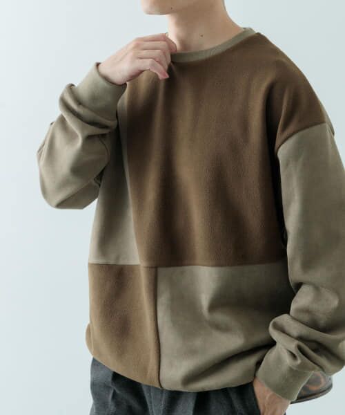 ＊＊URBAN RESEARCH ITEMS / アーバンリサーチ アイテムズ スウェット | 裏フリース F.S. クレイジープルオーバー（KHK）