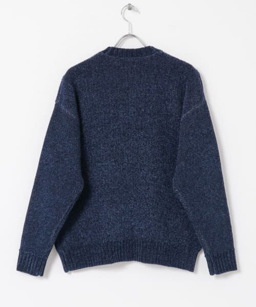 CDG オリーブ クルーネックニット コーギー ボーダークルーネックニット | Bon Vieux