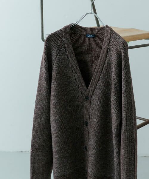 ＊＊URBAN RESEARCH ITEMS / アーバンリサーチ アイテムズ カーディガン・ボレロ | マシンウォッシャブル マシュマロ ニット カーディガン（BRN）