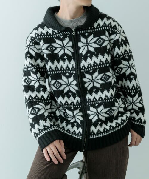 ファミリア　ジャケット　ニット　カウチンジャケット　120 あったかアウターで新年を迎えましょう♪｜ファミリア代官山店の公式ブログ