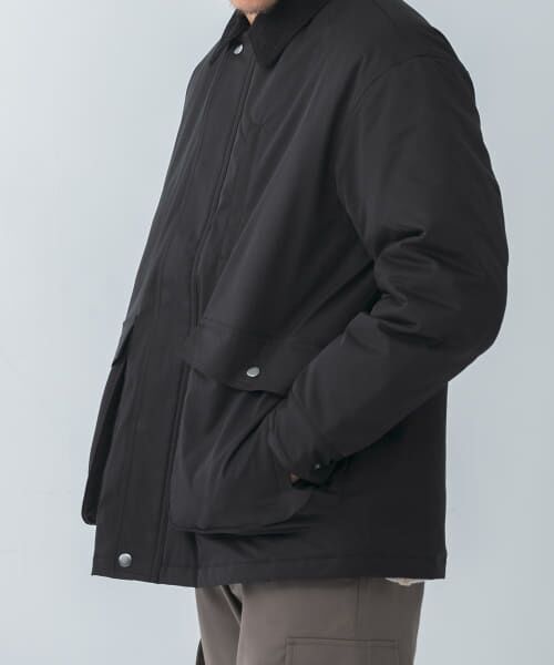 セール】 襟コーデュロイ 中綿ハンティングJACKET （ダウン