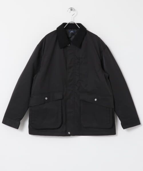 セール】 襟コーデュロイ 中綿ハンティングJACKET （ダウン