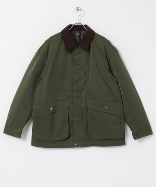 セール】 襟コーデュロイ 中綿ハンティングJACKET （ダウン