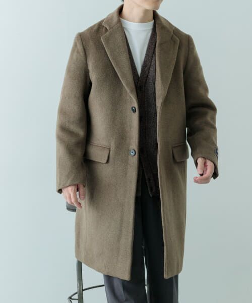 ABYTS ブラウン チェスターコート LAY CHESTER COAT | ssstein(シュタイン) / アウター コート