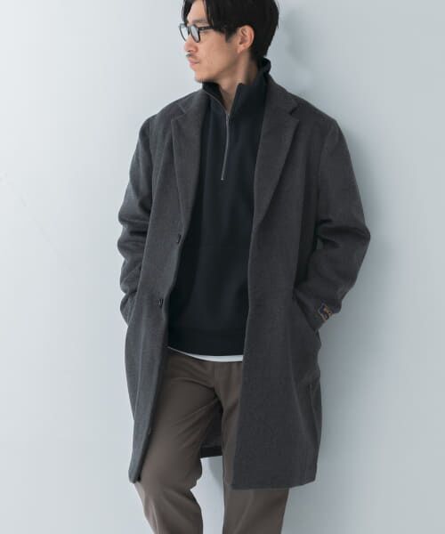 アーバンリサーチ　ベルテッドチェスターコート URBAN RESEARCH（アーバンリサーチ）の「ベルテッドチェスター