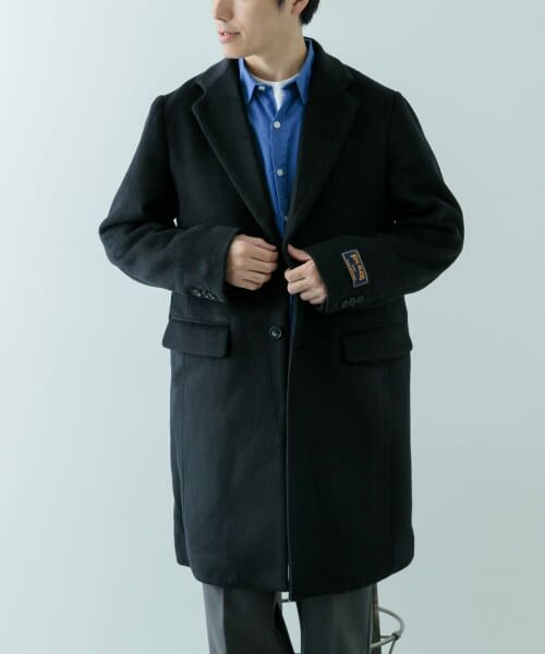 【美品】LAD 21AW フレアチェスターコート黒42 79442045b_b_02_215.jpg