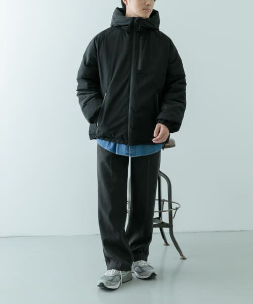 【ITEMS URBAN RESEARCH】ダウンジャケット セール】 撥水機能 フードダウンジャケット （ダウンジャケット