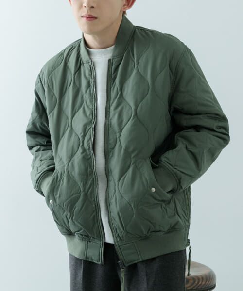 ＊＊URBAN RESEARCH ITEMS / アーバンリサーチ アイテムズ ダウンジャケット・ベスト | TAION　Military MA-1 Down Jacket（OLV）