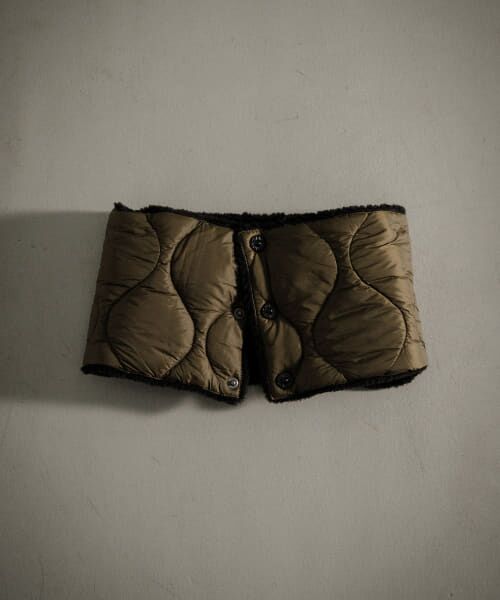 ＊＊URBAN RESEARCH ITEMS / アーバンリサーチ アイテムズ ネックウォーマー・イヤーマフ | TAION　Reversivle Down Neck Warmer（D.OLV）