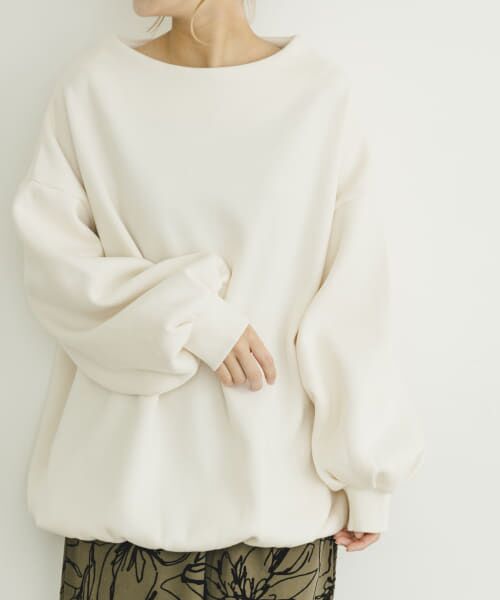 裏起毛ボートネックスウェット （スウェット）｜＊＊URBAN RESEARCH