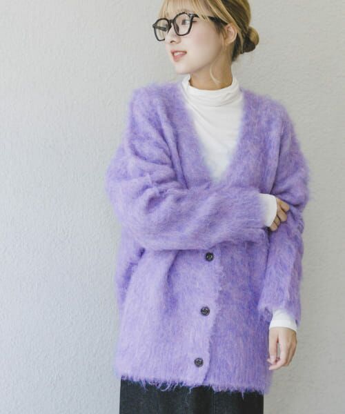 ミックスシャギーカーディガン （ニット・セーター）｜＊＊URBAN