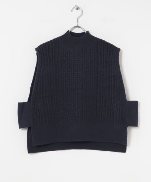 ケーブルニットベスト （ニット・セーター）｜＊＊URBAN