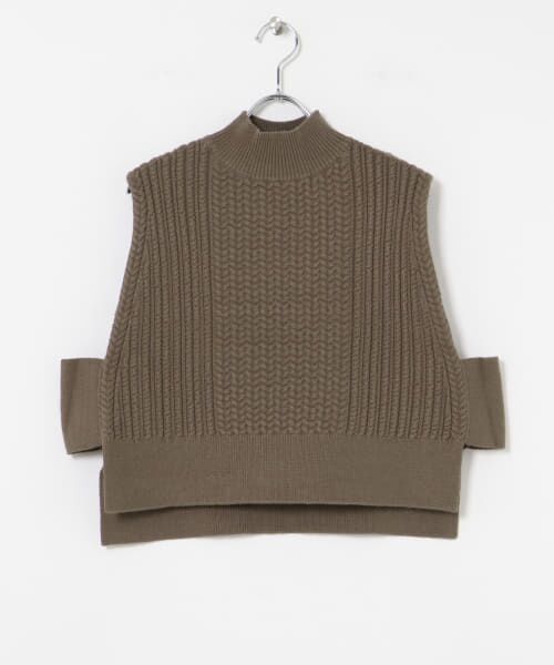 ケーブルニットベスト （ニット・セーター）｜＊＊URBAN