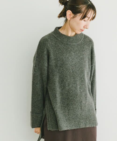 ＊＊URBAN RESEARCH ITEMS / アーバンリサーチ アイテムズ ニット・セーター | ワイドハイネックニット（CHA）