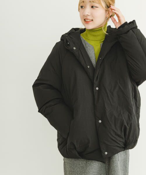 URBAN RESEARCH コクーンフードジャケット　ダウンコート URBAN RESEARCH コクーンフードジャケット ダウンコート