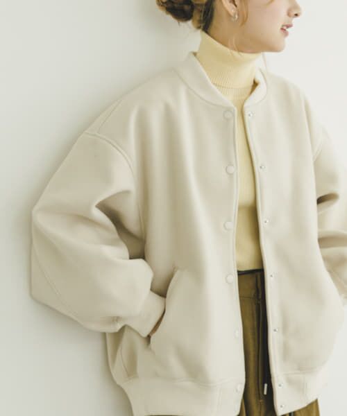 ＊＊URBAN RESEARCH ITEMS / アーバンリサーチ アイテムズ ブルゾン | スタジャン（ECRU）