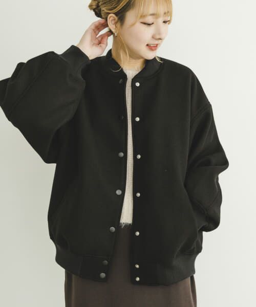 ＊＊URBAN RESEARCH ITEMS / アーバンリサーチ アイテムズ ブルゾン | スタジャン（BLK）