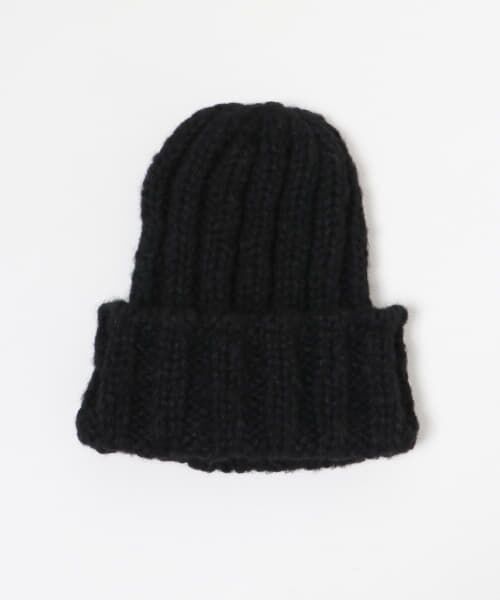 ＊＊URBAN RESEARCH ITEMS / アーバンリサーチ アイテムズ ニットキャップ | リブニットビーニー（BLK）