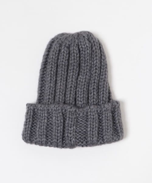 ＊＊URBAN RESEARCH ITEMS / アーバンリサーチ アイテムズ ニットキャップ | リブニットビーニー（GRY）