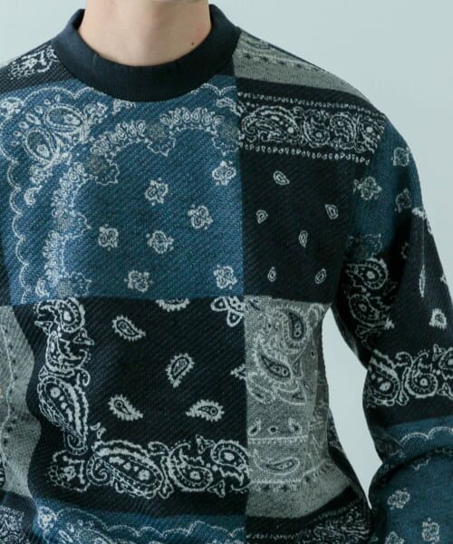 ＊＊URBAN RESEARCH ITEMS / アーバンリサーチ アイテムズ スウェット | ニットフリース 総柄スウェット トップス（PAISLEY）