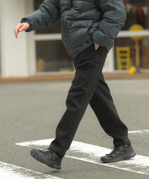＊＊URBAN RESEARCH ITEMS / アーバンリサーチ アイテムズ その他パンツ | 裏フリース リラックスチノパンツ（BLK）
