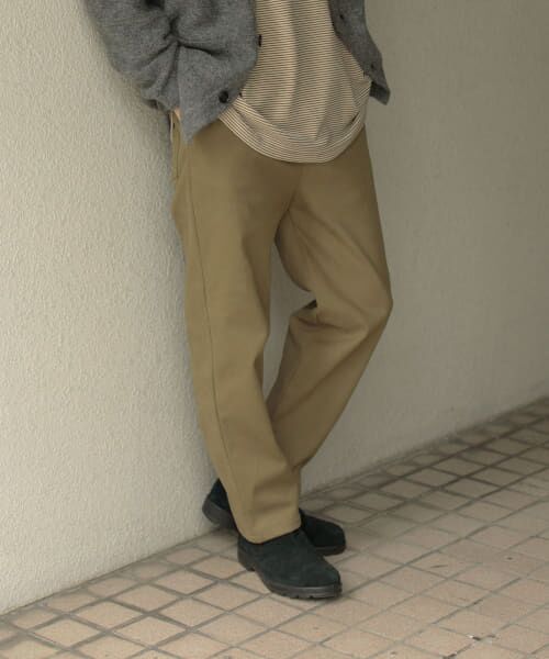 ＊＊URBAN RESEARCH ITEMS / アーバンリサーチ アイテムズ その他パンツ | 裏フリース リラックスチノパンツ（OLV）