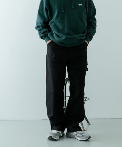 ＊＊URBAN RESEARCH ITEMS / アーバンリサーチ アイテムズ その他パンツ | DOUBLE KNEE ダック パンツ（BLK）