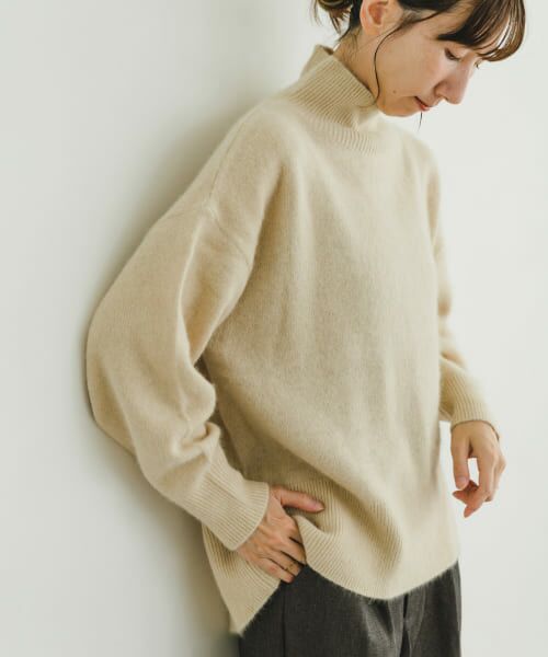 ラクーンハイネックビッグニット （ニット・セーター）｜＊＊URBAN