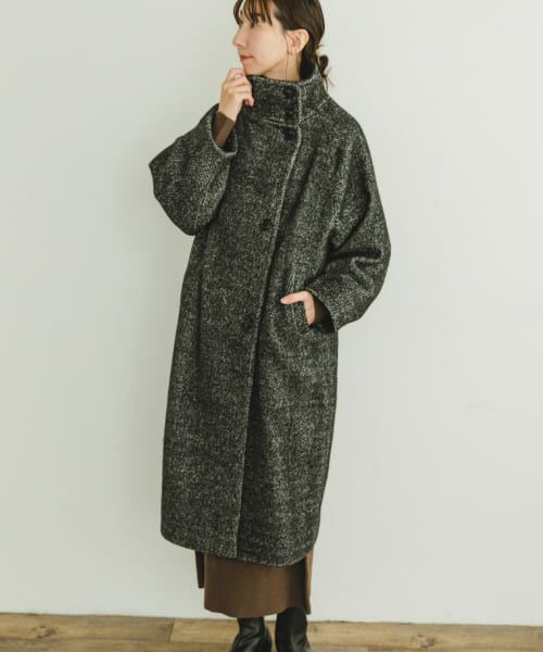 セール】 ヘリンボーンスタンドコート （その他アウター）｜＊＊URBAN