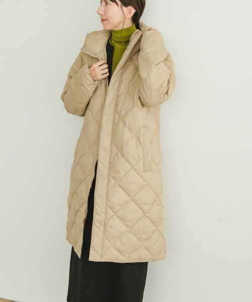 ＊＊URBAN RESEARCH ITEMS / アーバンリサーチ アイテムズ ダウンジャケット・ベスト | TAION　HOOD LONG DOWN JACKET（G.BEG）