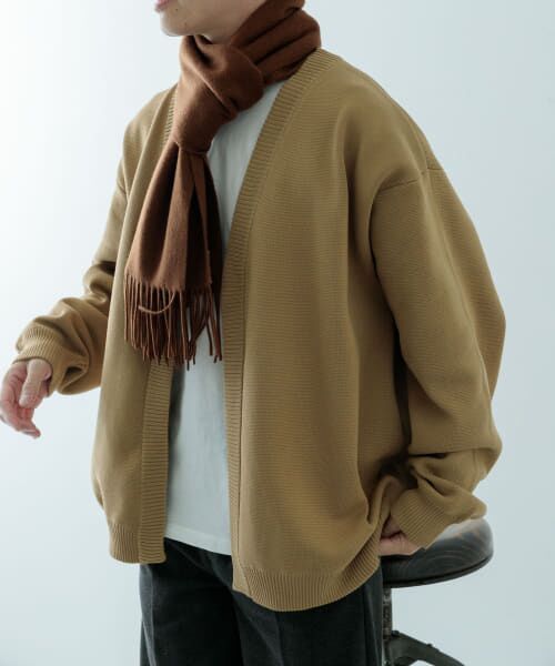 ＊＊URBAN RESEARCH ITEMS / アーバンリサーチ アイテムズ カーディガン・ボレロ | マシンウォッシャブルミラノリブカーディガンインナーセット（BEG）