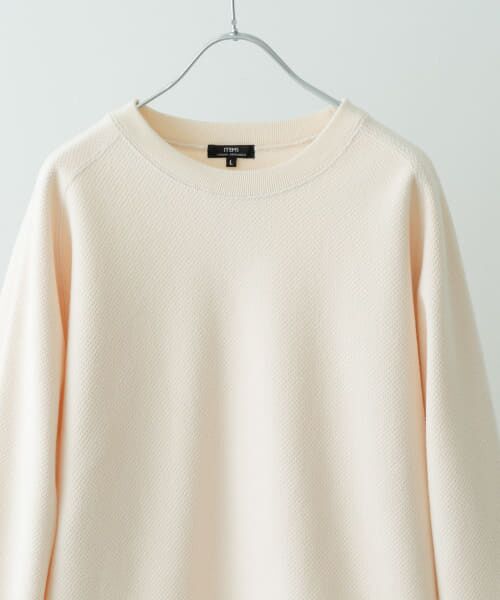 ＊＊URBAN RESEARCH ITEMS / アーバンリサーチ アイテムズ Tシャツ | 発熱機能 クルーネックラグランTops（OFF）