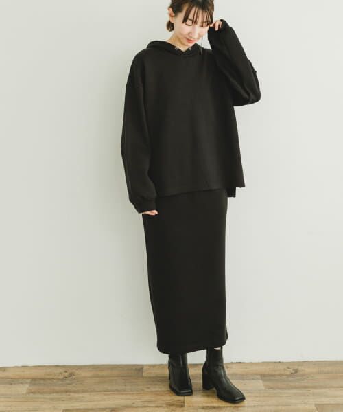 ＊＊URBAN RESEARCH ITEMS / アーバンリサーチ アイテムズ ワンピース | ダンボールパーカーセット（BLK×BLK）