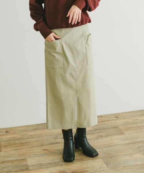 ＊＊URBAN RESEARCH ITEMS / アーバンリサーチ アイテムズ スカート | ストレッチタイトスカート（L.BEG）