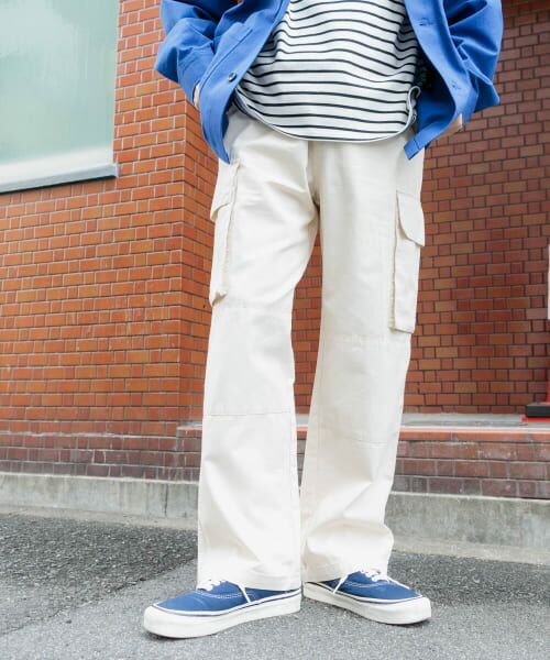 ＊＊URBAN RESEARCH ITEMS / アーバンリサーチ アイテムズ その他パンツ | EURO ARMY ツイル フィールドパンツ（IVO）