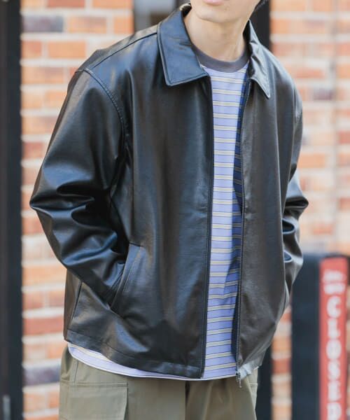 ＊＊URBAN RESEARCH ITEMS / アーバンリサーチ アイテムズ その他アウター | F.L. ZIP UP フライトジャケット（BLK）