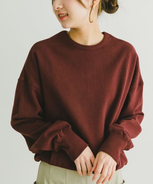 ＊＊URBAN RESEARCH ITEMS / アーバンリサーチ アイテムズ スウェット | クルーネックドルマンスウェット（D.BRN）