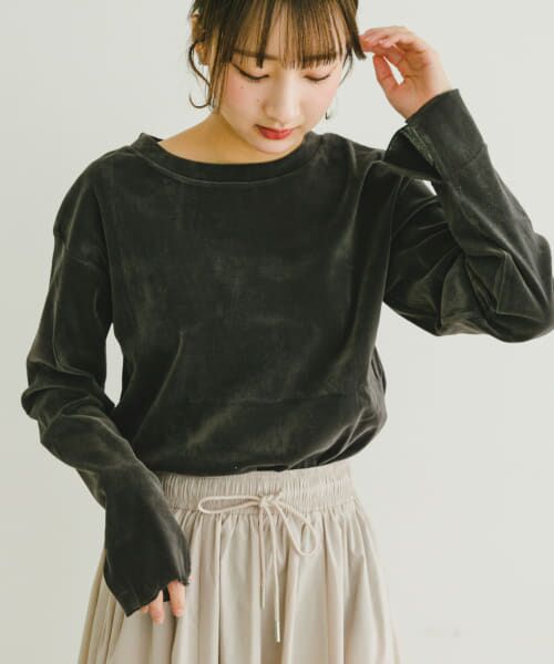 アーバンリサーチ　シアーベロアロングスリープカットソー セール】 シアーベロアロングTシャツ （Tシャツ）｜＊＊URBAN
