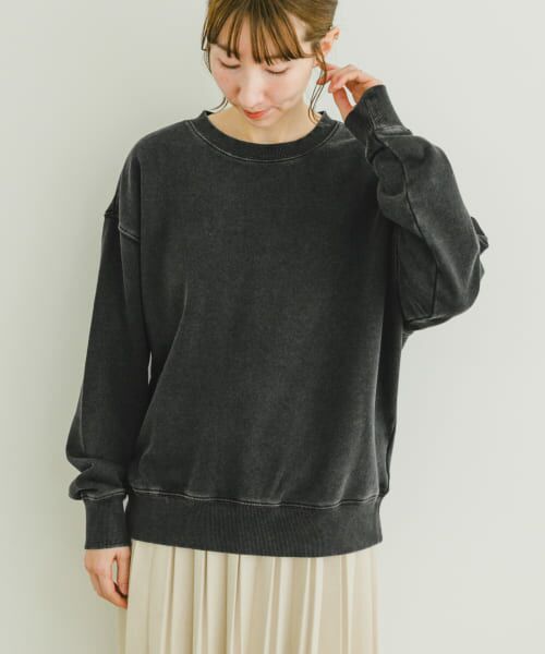 ＊＊URBAN RESEARCH ITEMS / アーバンリサーチ アイテムズ スウェット | ピグメントスウェット（BLK）