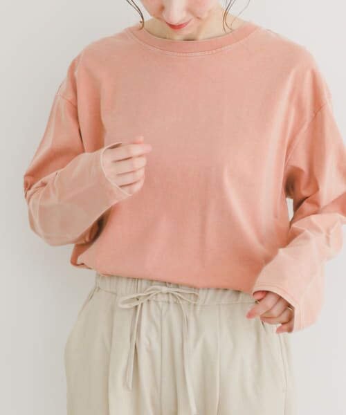 ＊＊URBAN RESEARCH ITEMS / アーバンリサーチ アイテムズ Tシャツ | ピグメントロングTシャツ（PNK）