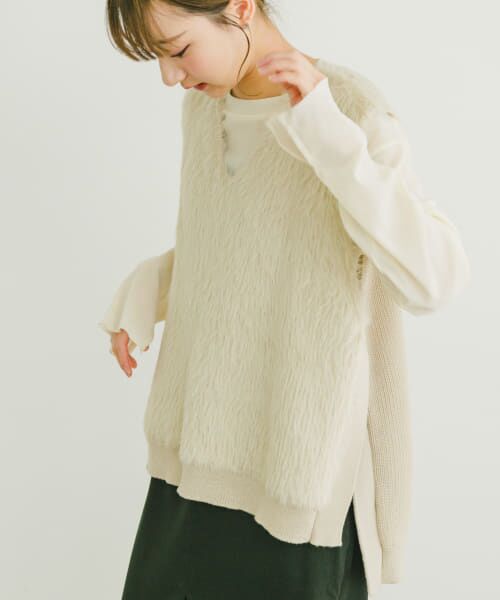 ＊＊URBAN RESEARCH ITEMS / アーバンリサーチ アイテムズ ベスト | フロントシャギーベスト（L.BEG）